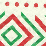 Red Bears French Terry, Poly-Cotton — texture