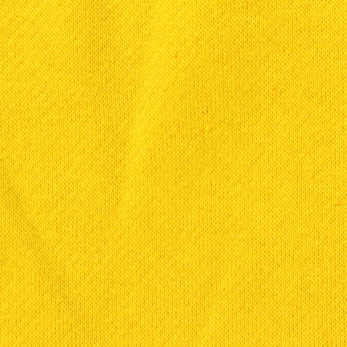 Brushed Polyester Cotton French Terry Fabric, 250 gsm, 165 cm — Yellow