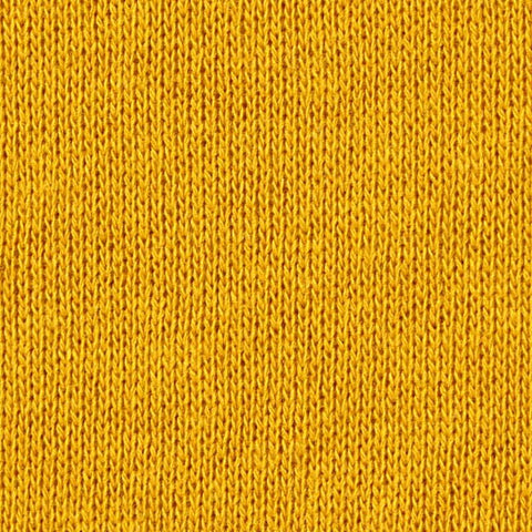 Brushed Polyester Cotton French Terry Fabric, 250 gsm, 180 cm — Yellow