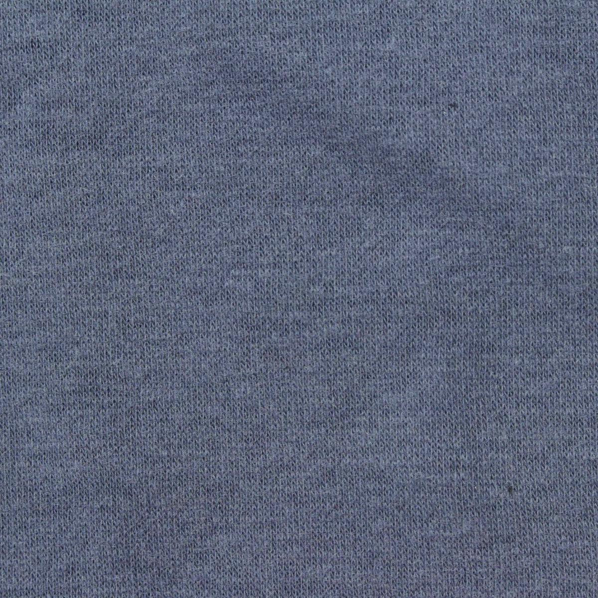 Heathered Blue-Grey Marl French Terry, Cotton-Poly