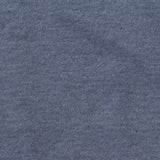 Heathered Blue-Grey Marl French Terry, Cotton-Poly