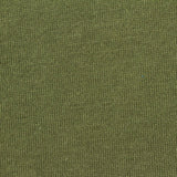 Brushed Polyester Cotton French Terry Fabric, 250 gsm, 185 cm — Green