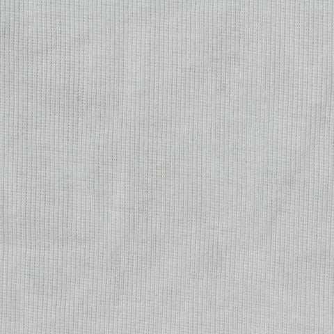 100% Polyester Rib Knit Fabric, 215 gsm, 175 cm — White