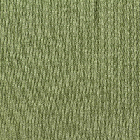 Polyester Cotton Rib Knit Fabric, 275 gsm, 170 cm — Green