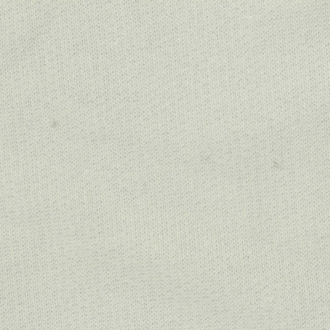 100% Polyester French Terry Fabric, 220 gsm, 160 cm — White