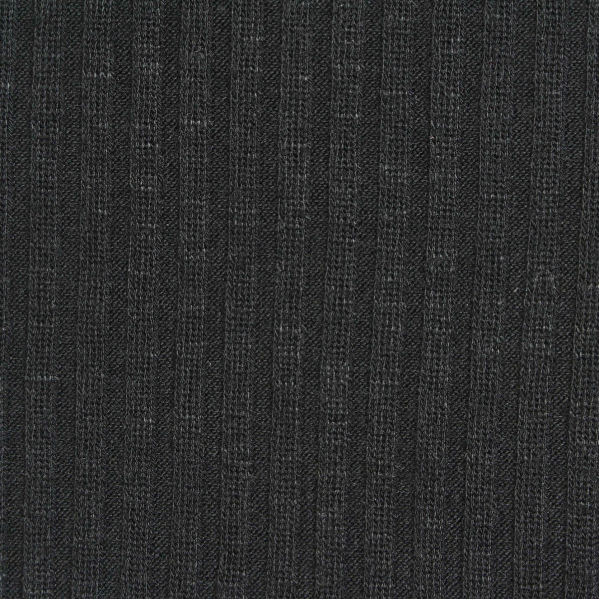 Slub Polyester Stretch Rib Knit Fabric, 325 gsm, 105 cm — Grey