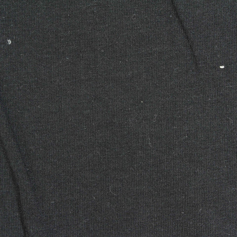 Cotton Stretch Jersey Knit Fabric, 170 gsm, 175 cm — Black