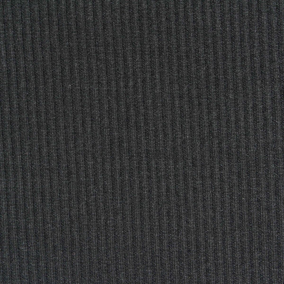 Polyester Stretch Rib Knit Fabric, 465 gsm, 130 cm — Grey