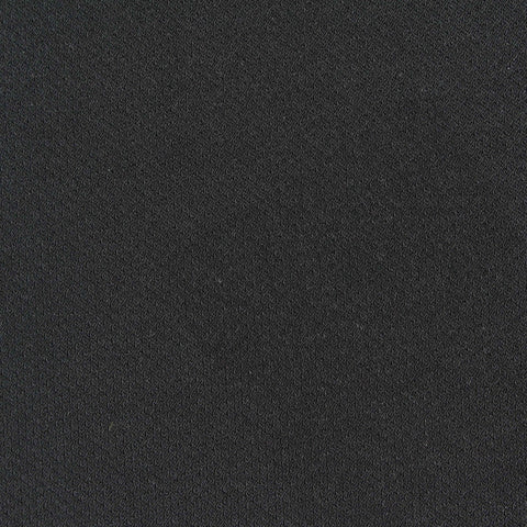 Polyester Stretch ITY Knit Fabric, 205 gsm — Black