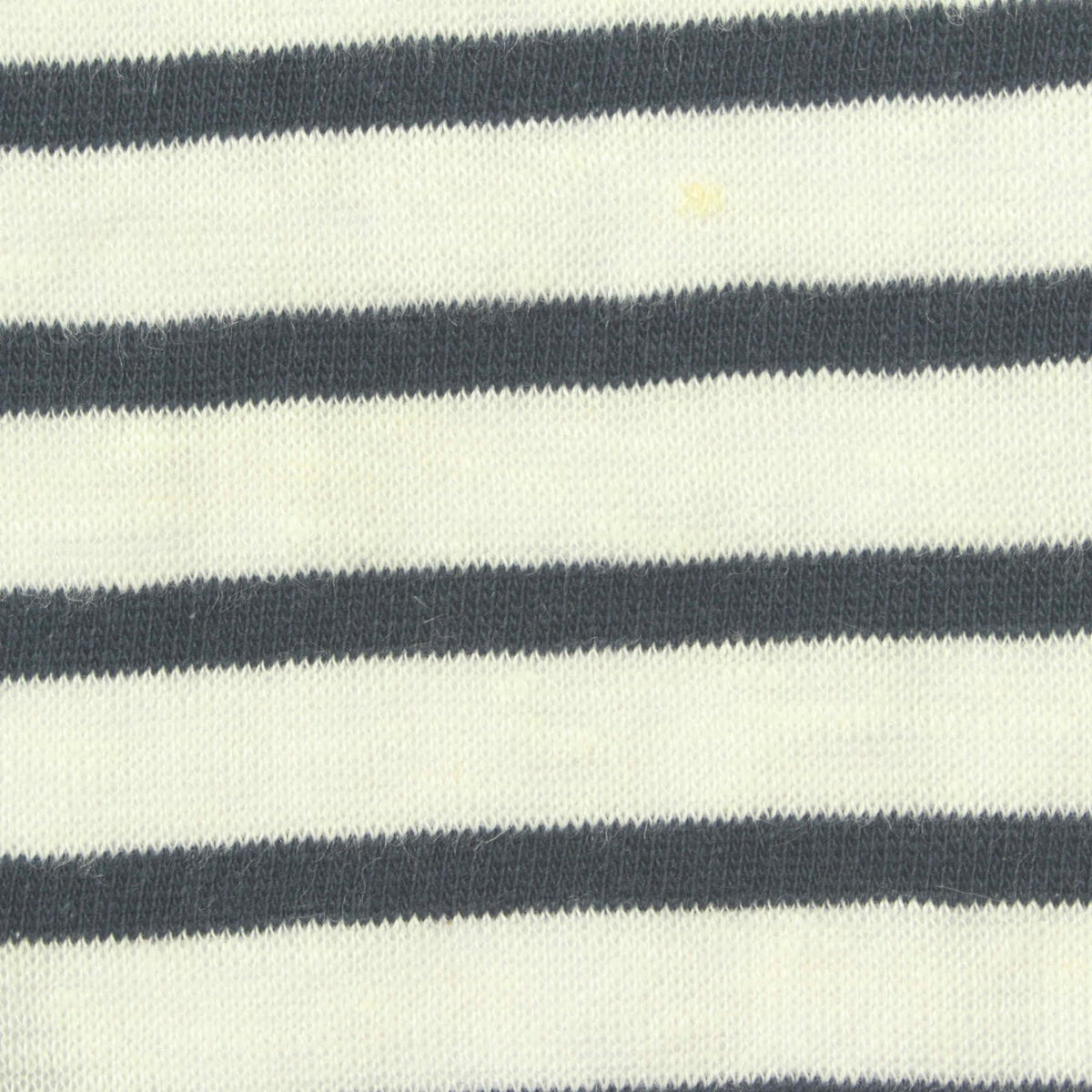 Dark Grey Horizontal-Stripe Jersey Knit, Linen