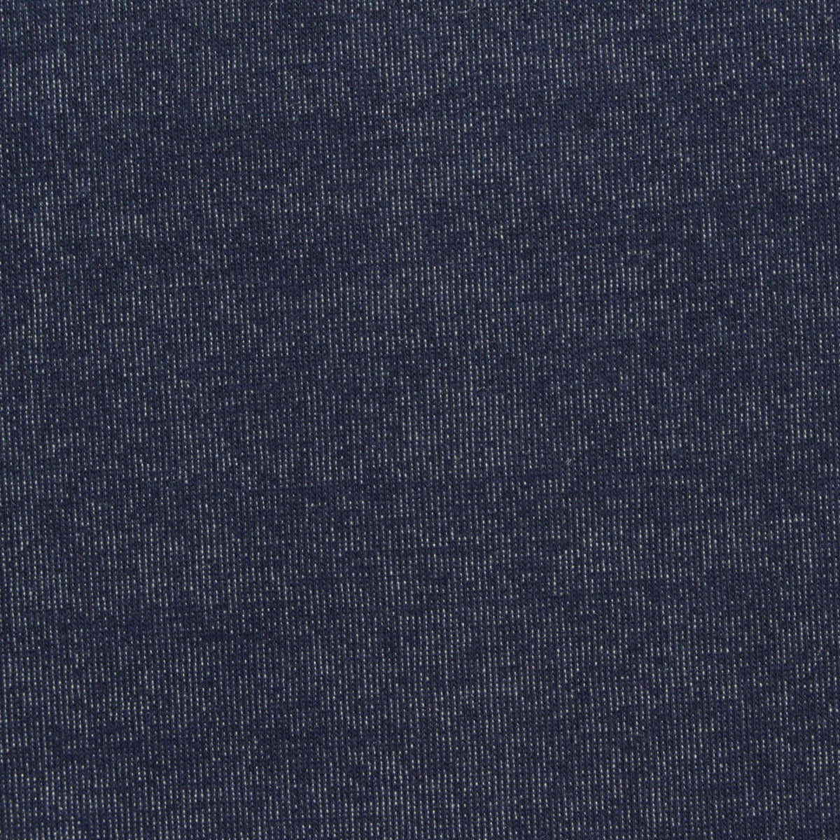 Dark Blue Marl Scuba Knit, Poly-Cotton, 385 gsm