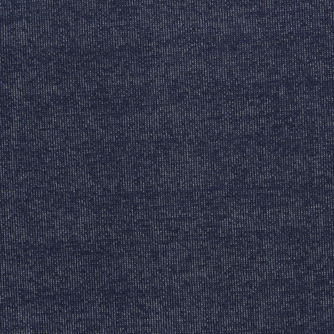 Dark Blue Marl Scuba Knit, Poly-Cotton, 385 gsm