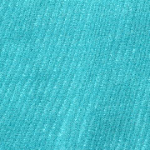 Polyester Cotton Stretch Scuba Knit Fabric, 370 gsm, 185 cm — Blue