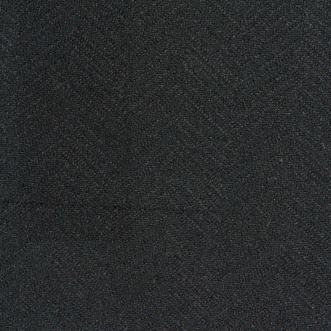 Jacquard Polyester Stretch Scuba Knit Fabric, 250 gsm, 155 cm — Black