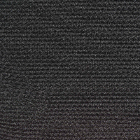 Polyester Stretch Knit Fabric, 270 gsm, 135 cm — Black