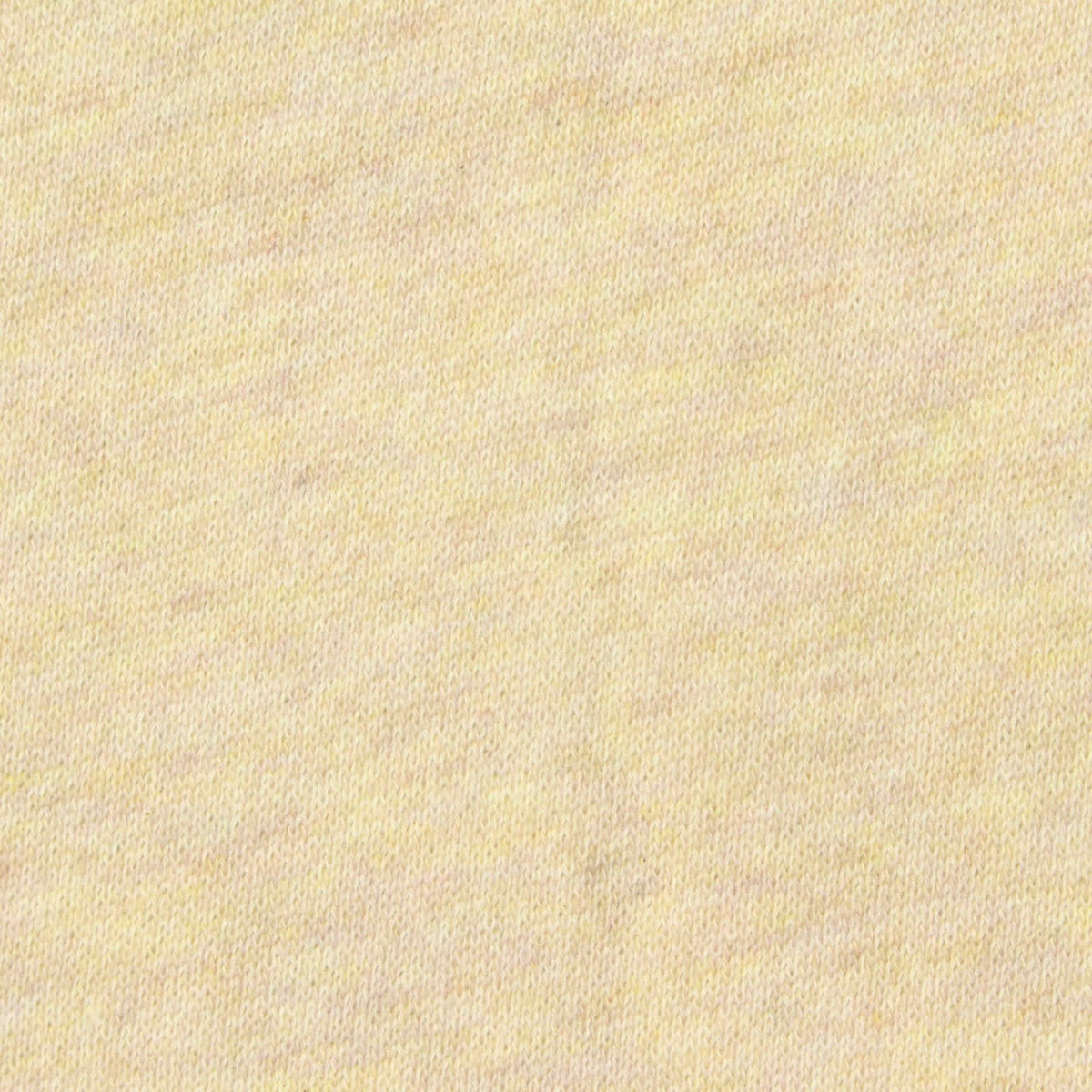 Light Yellow Marl French Terry, Cotton-Poly, 280 gsm