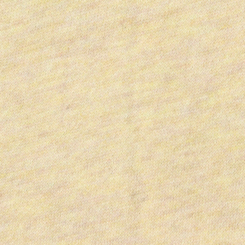 Light Yellow Marl French Terry, Cotton-Poly, 280 gsm
