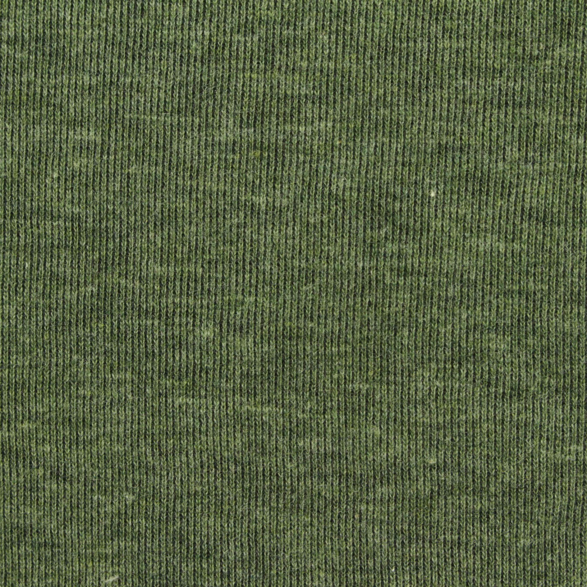 Heathered Green Marl Interlock Knit, Cotton-Poly