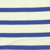 Blue Horizontal-Stripe Knit, Viscose