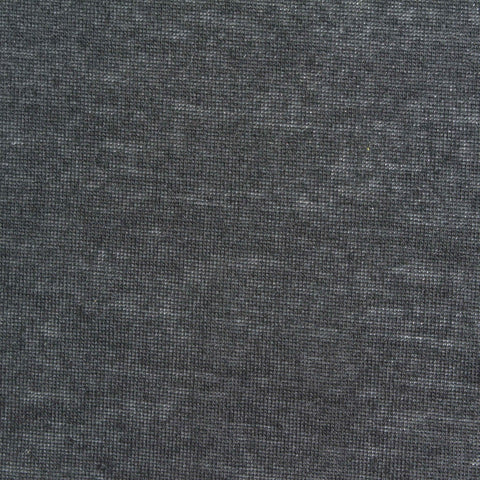 Dark Grey Heathered-Marl Jersey Knit, Polyester, 155 gsm, 160 cm