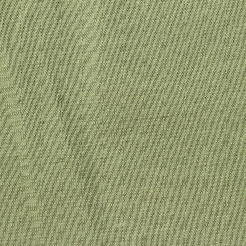 100% Cotton Rib Knit Fabric, 252 gsm, 160 cm — Green