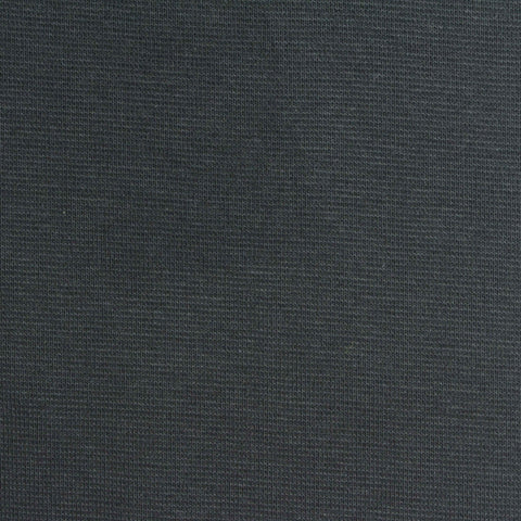 Cotton Stretch Rib Knit Fabric, 260 gsm, 150 cm — Navy