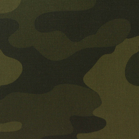 Green Camo Jersey Knit