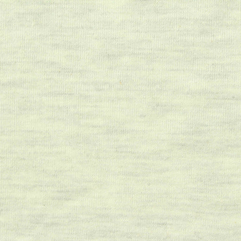 Pale Yellow Marl Jersey Knit, Poly-Cotton