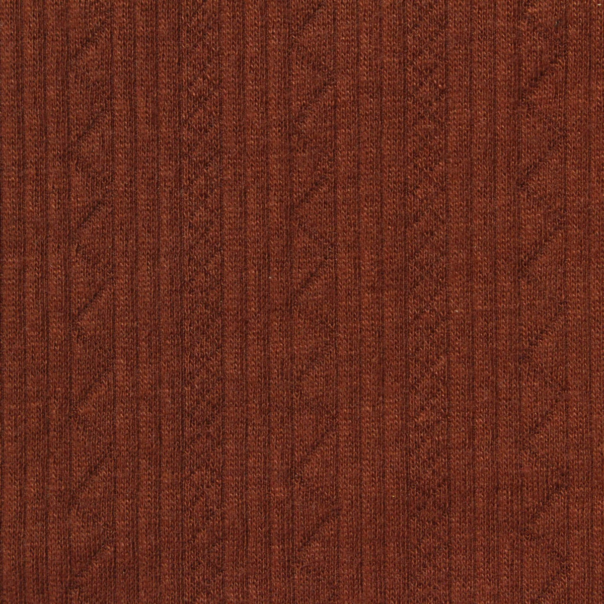 Jacquard Polyester Stretch Knit Fabric, 218 gsm, 150 cm — Brown