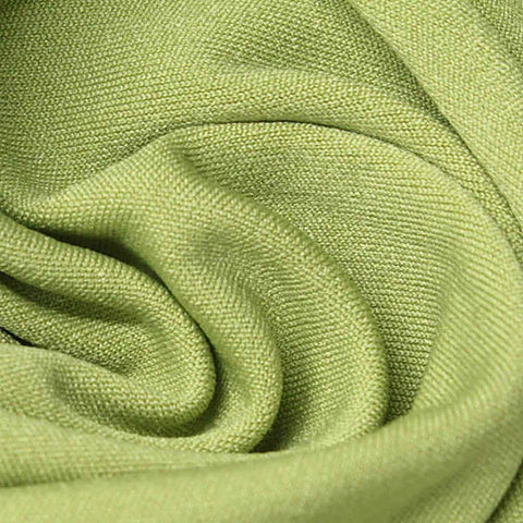 Polyester Stretch Sateen Fabric, 240 gsm — Green