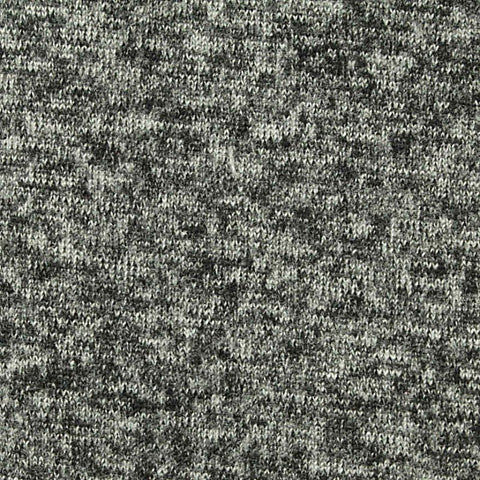 Grey Marl Jersey Knit, Polyester, 170 gsm, 160 cm