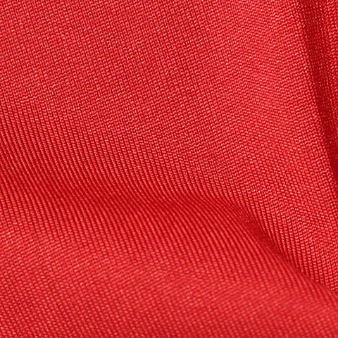 Polyester Stretch Milk Silk Knit Fabric, 230 gsm — Red
