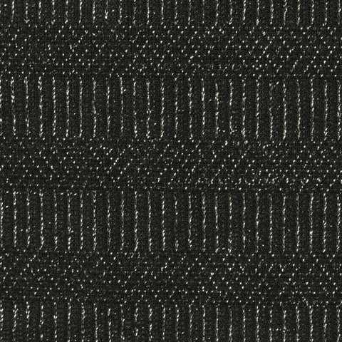 Black Vertical-Line Jersey Knit, Viscose