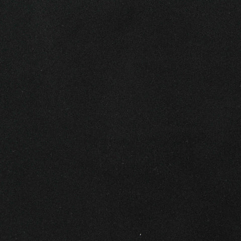Nylon Stretch Interlock Knit Fabric, 225 gsm, 160 cm — Black