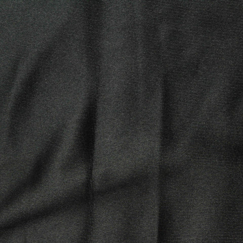 Polyester Stretch Satin Fabric, 250 gsm, 160 cm — Black