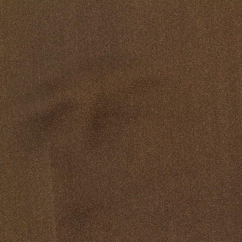 Polyester Stretch Warp Knit Fabric, 200 gsm, 155 cm — Brown