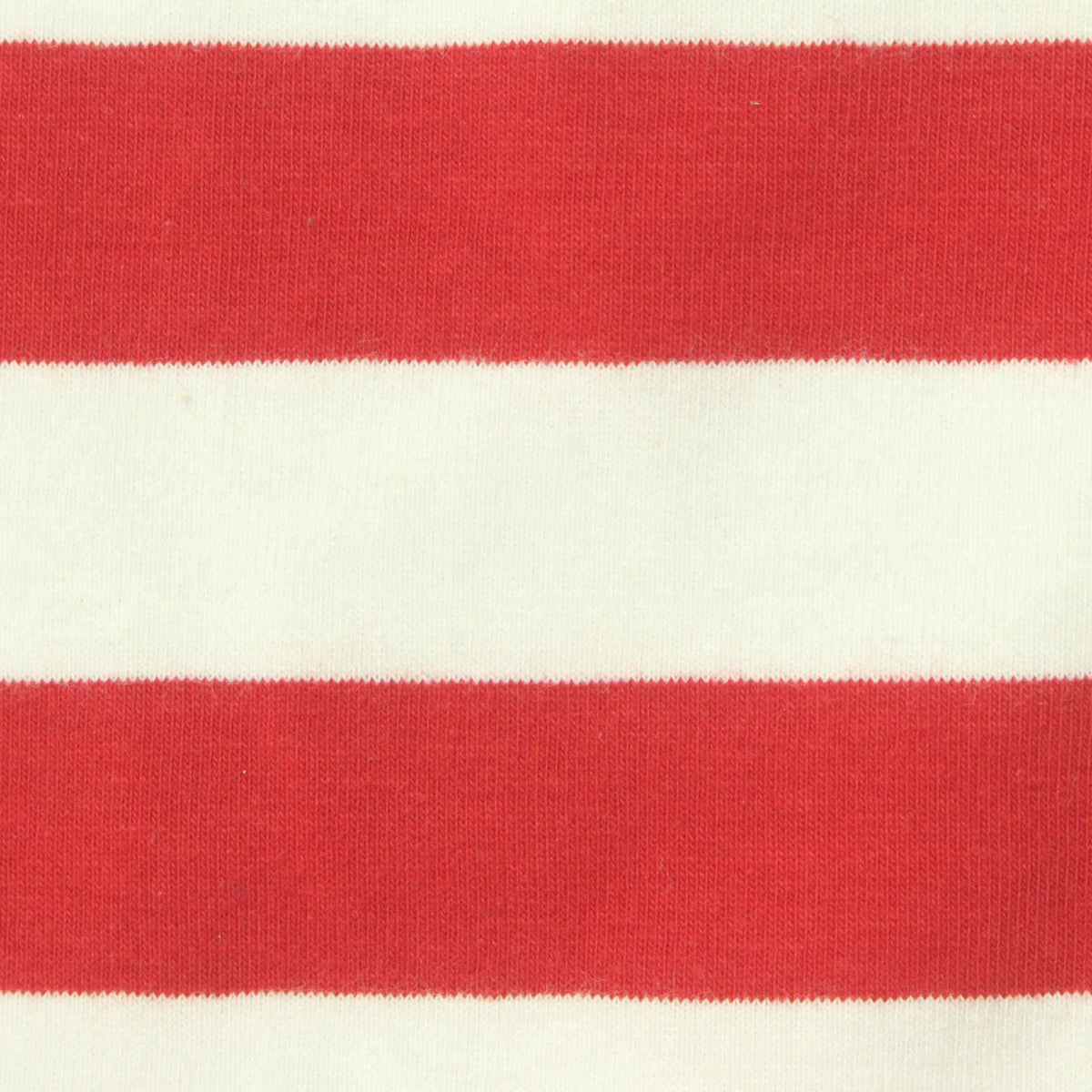 Red Horizontal-Stripe Knit, Cotton