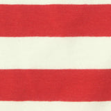 Red Horizontal-Stripe Knit, Cotton