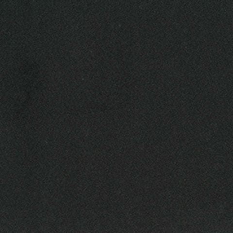 Nylon Stretch Interlock Knit Fabric, 240 gsm, 150 cm — Black, ref EF-248616