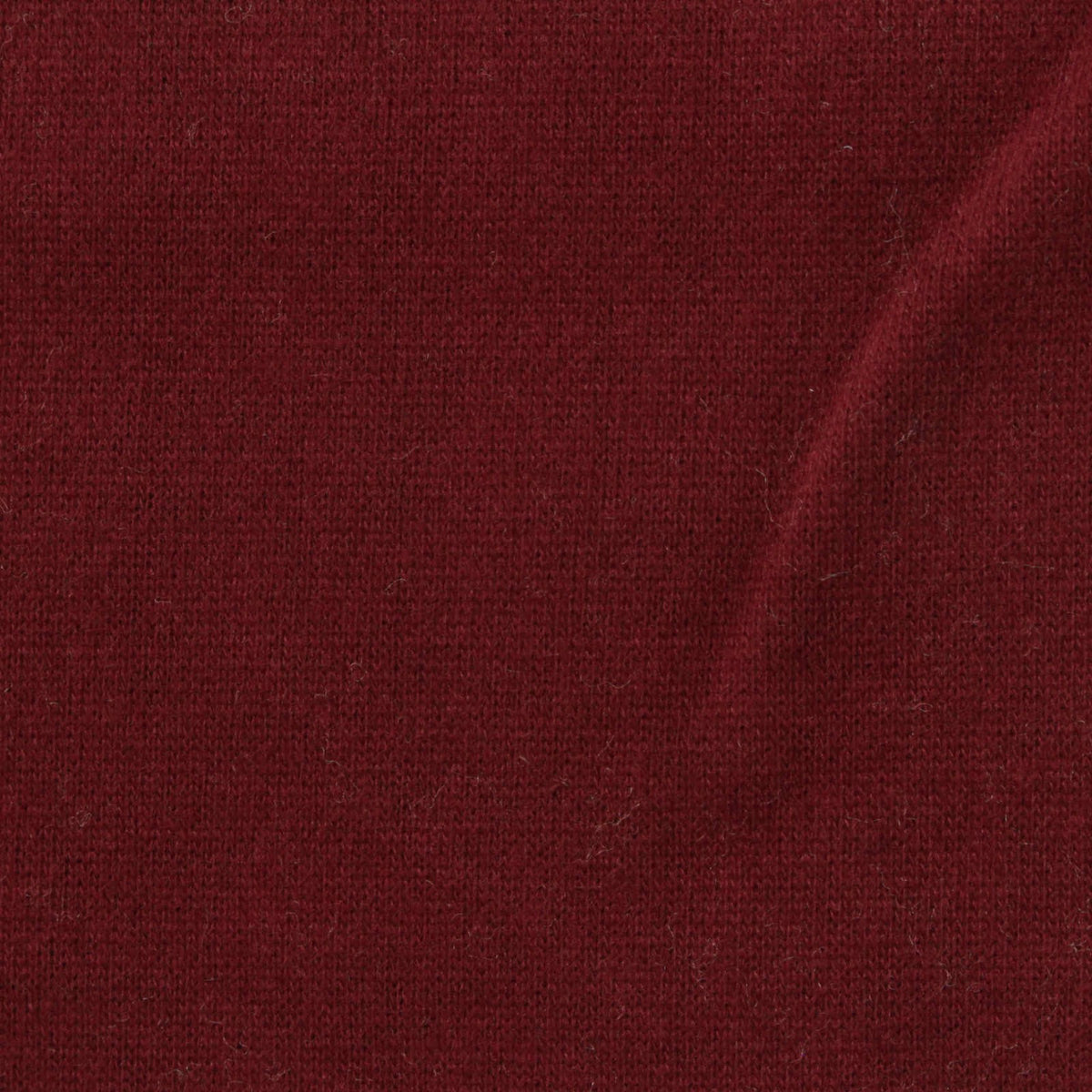 Brushed Cotton Polyester French Terry Fabric, 245 gsm — Red
