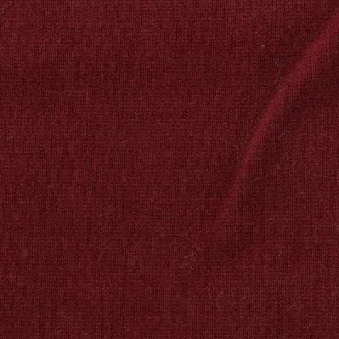 Brushed Cotton Polyester French Terry Fabric, 245 gsm — Red