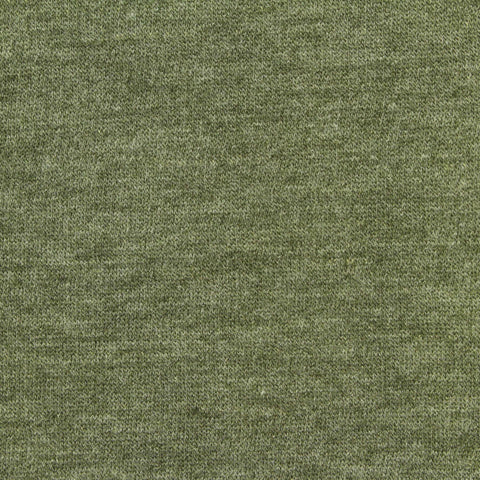 Heathered Green Marl French Terry, Poly-Viscose, 200 gsm