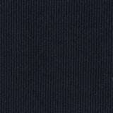 Cotton Polyester Stretch Rib Knit Fabric, 384 gsm, 130 cm — Navy