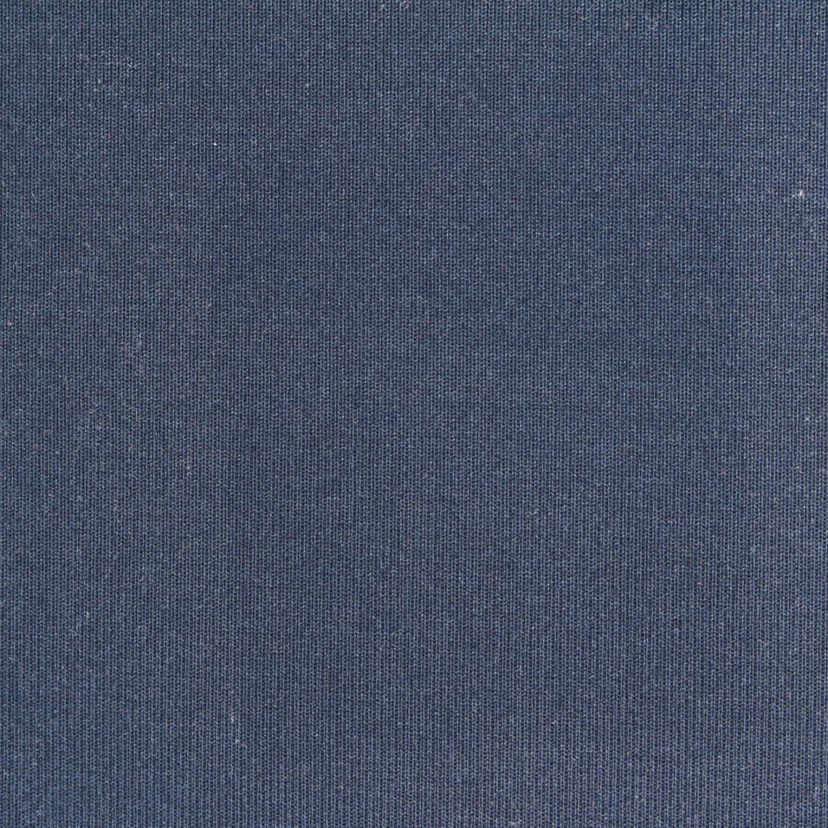 Polyester Cotton Stretch Interlock Knit Fabric, 390 gsm — Navy