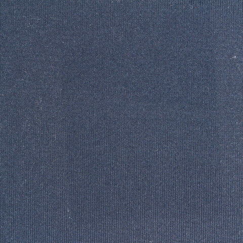 Polyester Cotton Stretch Interlock Knit Fabric, 390 gsm — Navy