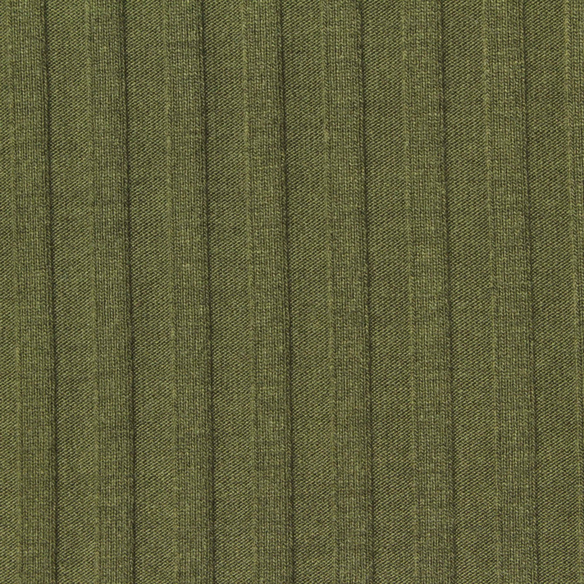 Polyester Viscose Stretch Rib Knit Fabric, 220 gsm, 155 cm — Green