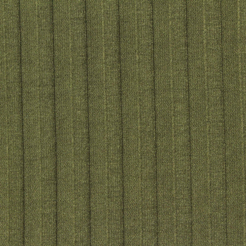 Polyester Viscose Stretch Rib Knit Fabric, 220 gsm, 155 cm — Green