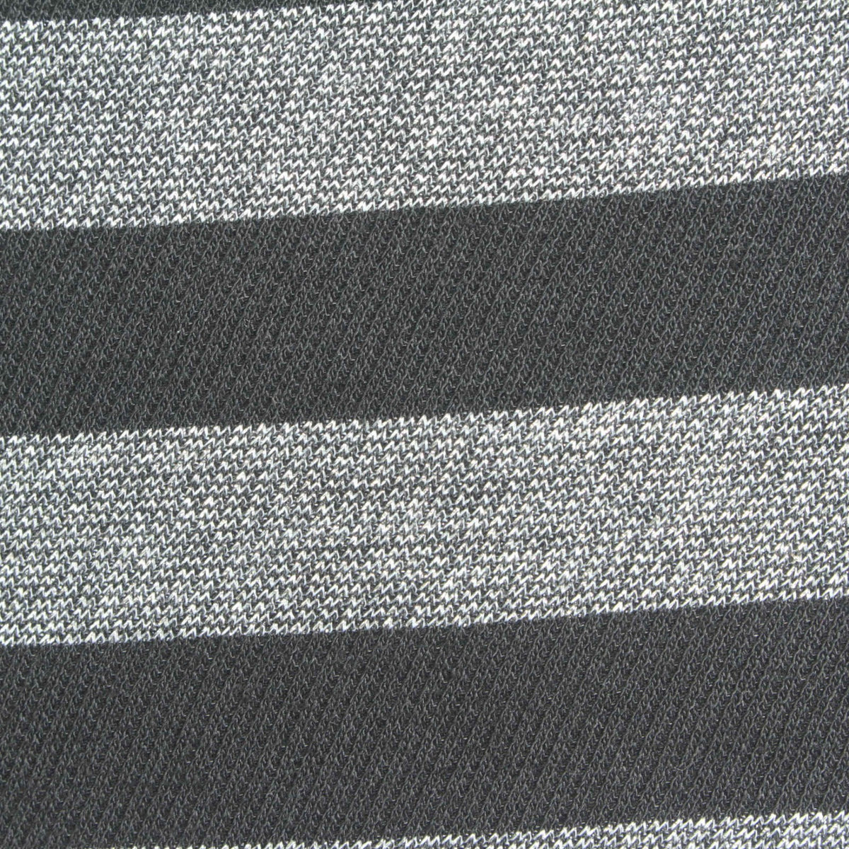 Dark Grey Horizontal-Stripe Knit, Poly-Metallic