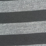 Dark Grey Horizontal-Stripe Knit, Poly-Metallic