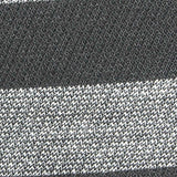 Dark Grey Horizontal-Stripe Knit, Poly-Metallic — texture
